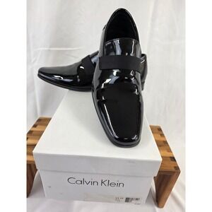 green emerald velvet dress Amazon.com | Calvin Klein Men's Bernard Loafer, Black Patent, 7